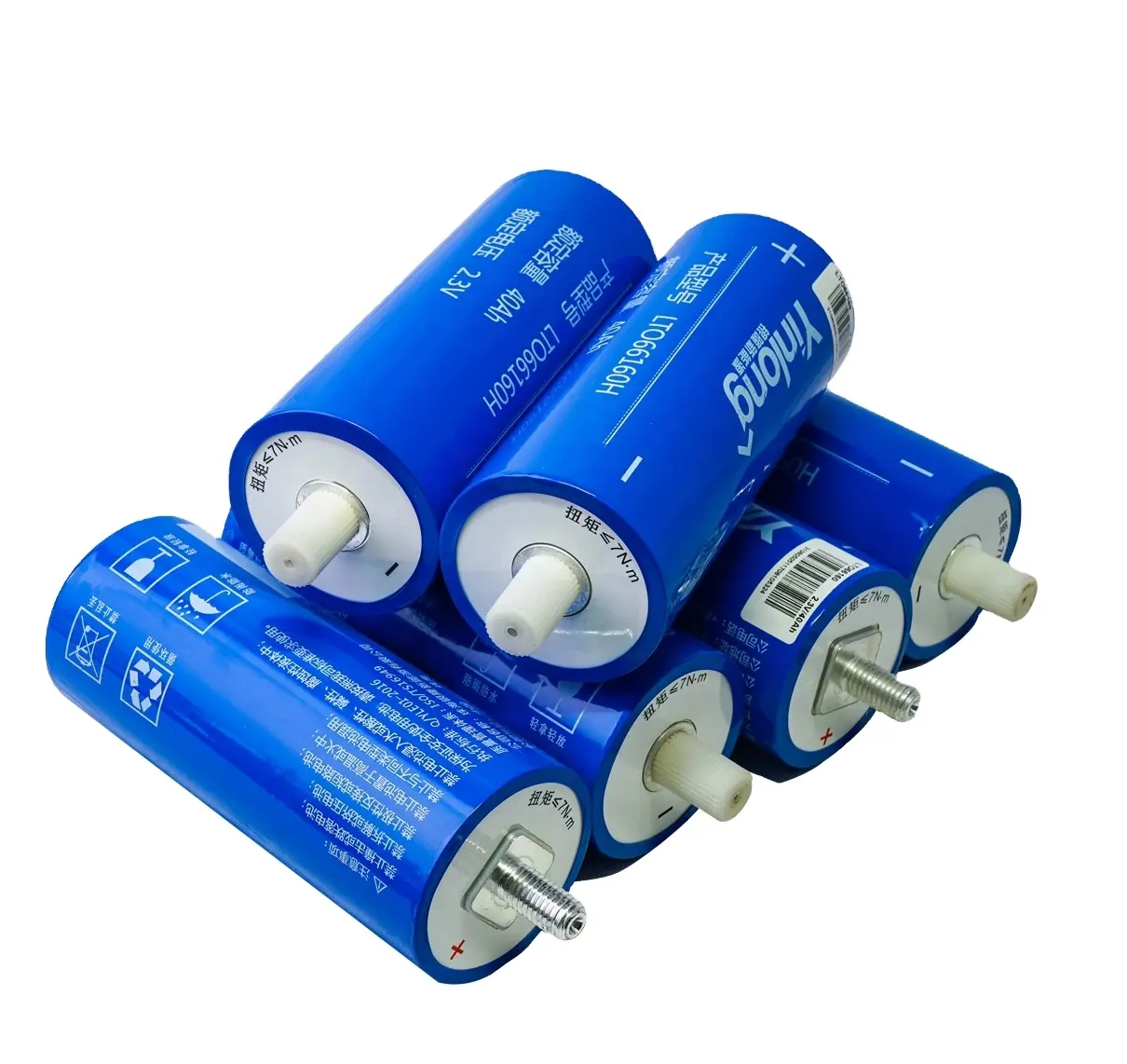 Batteria LTO batteria 45ah 35Ah 2.3V titanato LTO 66160 30Ah celle batteria al litio titanato per la vendita