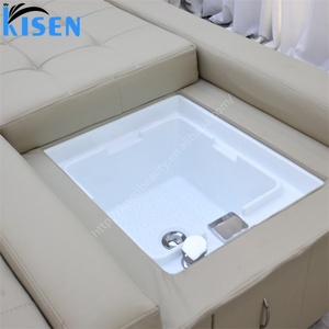 KISEN Fauteuil de lavage et de massage japonais pour spa capillaire, lit de salon de beauté avec bassin pour les pieds, lit de spa capillaire électrique avec pédicure - Product Image 4