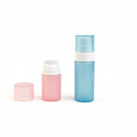 Flacon pompe sans air personnalisé 50ml 100ml, rechargeable, pour lotion, cosmétiques, soins de la peau, emballage OEM ODM, masque facial, impression sur écran