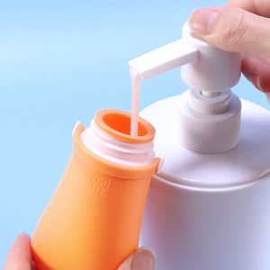 Empty Mini Reusable Squeeze Travel Toiletry Silicone Bottles Set 90ml Tsa Approved with Leakproof Caps for <b>Shampoo</b> - Product Image 5