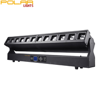 Polarlights 12x40W LED Beam Wash Zoom Luz con cabezal móvil RGBW 4in1 Pixel Bar Beam Wash Cabeza móvil para espectáculo de escenario