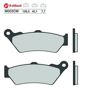 Plaquettes de frein moto R-Attack M003CM Carbone Céramique Avant Arrière Homologuées R90 - Product Image 1