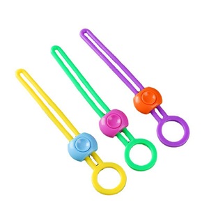 Sealing <b>Clip</b> A1039 Adjustable Round Mixed Colors Food Container Kitchen Sealing Rope Cable Organizer - Product Image 2