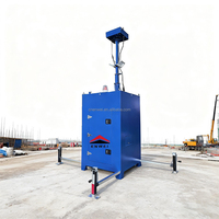 Caméra de surveillance mobile à haute évolutive, tour CCTV pour zone minière
