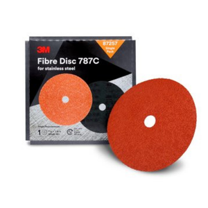 Disque en fibre 3M 787C 7 pouces 180 mm Cubitron <span class=keywords><strong>II</strong></span> en céramique, à trous ronds ou croisés, <span class=keywords><strong>de</strong></span> 36+ à 80+ pour le polissage et l'ébavurage du métal - Product Image 2