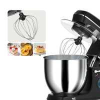 Mixeur plongeant électrique portable de 10 L, robuste, avec 6 vitesses variables, récipient en acier inoxydable pour usage domestique et hôtelier
