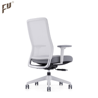 Chaise de bureau ergonomique moderne en maille et tissu, avec accoudoirs 3D réglables, pivotante, vérin à gaz classe 4, fabriquée à Foshan