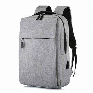Factory Wholesale Unisex Waterproof Laptop <b>Backpack</b> USB Oxford Polyester Arcuate Shoulder Strap Custom Logo - Product Image 4
