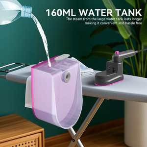Vapeur à main avec réservoir d'eau de 160ml, machine à repasser <span class=keywords><strong>automatique</strong></span> pour repasser les chemises, vêtements sans plis - Product Image 6