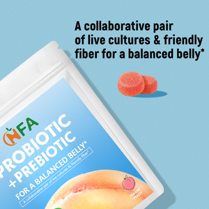 กัมมี่โปรไบโอติกพรีไบโอติกพร้อมผลิตภัณฑ์เสริมอาหารเพื่อสุขภาพรองรับการทำงานของลำไส้เพื่อสุขภาพและขนมกัมมี่จุลินทรีย์ติดฉลากส่วนตัว - Product Image 4