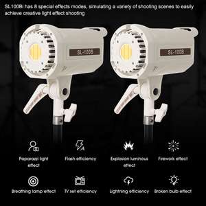 LED Videolamp Continu Dimbaar Fotografie Lamp Fotostudio Daglichtverlichting IP68 Geclassificeerd CRI 97 <span class=keywords><strong>2</strong></span> Jaar Garantie Lamp - Product Image 4