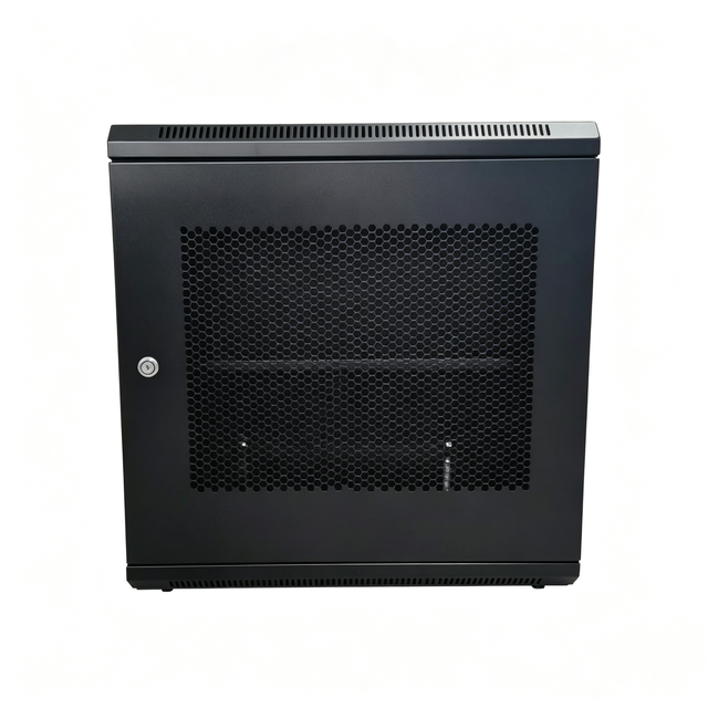 19 Inch 12U 5G FTTH Network Cabinet 600*450*600mm Mesh Door Server Rack for Network Communication