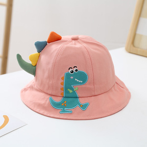 Sombrero de Sol de Ala Ancha para Bebés y Niños Pequeños, Sombrero de Protección <span class=keywords><strong>Solar</strong></span> para Niños y Niñas, Sombrero de Playa con Diseño de Dinosaurio - Product Image 4