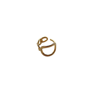 Fashion <b>Ring</b> 316L Stainless Steel PVD <b>Gold</b> Plating Sustainable Resistant Minimalist Design - Product Image 2