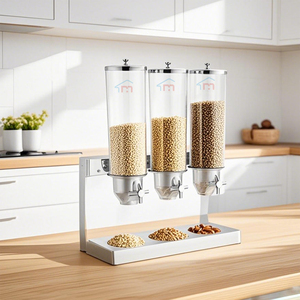 Wall Mounted Cereal Dispenser Dry Food Container Candy 2259 Wall