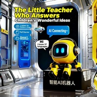 Robot de Escritorio Multifuncional Inteligente con IA para Niños, Control Remoto, Interacción por Voz con IA Doubao, Juguete de Programación Interactiva