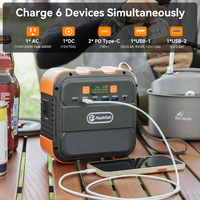 Générateur solaire multifonction à décharge profonde, petit et personnalisé, chargeur AC DC, station d'alimentation portable