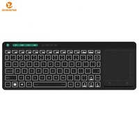 Mini Teclado Inalámbrico 2.4G con Mouse y Panel Táctil Integrado, Apto para Computadora, PC/Tablet/Htpc/IPTV/Smart TV