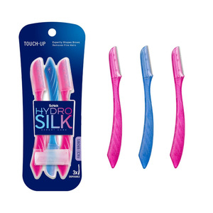 Skylark HR-034 OEM ODM Depiladora de <span class=keywords><strong>Cejas</strong></span> <span class=keywords><strong>para</strong></span> Mujer, Eliminador de Vello Fino, Recortadora de <span class=keywords><strong>Cejas</strong></span> Personalizable con Hoja Cuadrada, Paquete de 3 Unidades - Product Image 2