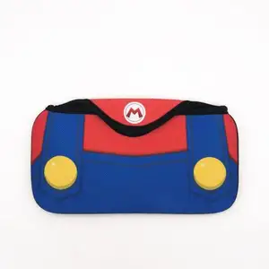 Estojo protetor mario mario macio para jogos, bolsa de armazenamento portátil para switch