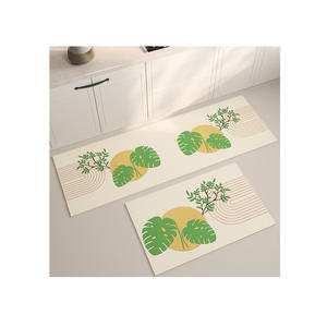Tapis de cuisine en terre de diatomée rectangulaire antidérapant, absorbant l'eau et l'huile, motif original pour le sol de la cuisine - Product Image 3