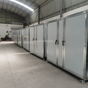 Machine de séchage et d'hydratation à air chaud avec écran tactile et contrôle numérique PLC pour poisson, viande, bananes, bonbons, fruits de mer, café et aliments - Product Image 6