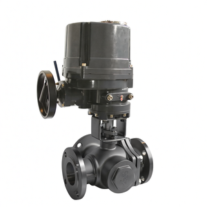 Válvula de Bola Eléctrica Motorizada de Acero Inoxidable de 2 Pulgadas y 3 Vías a Prueba de Explosiones COVNA, Pedido Urgente HK60Q-EX-FT, Válvula de Bola con Brida - Product Image 4