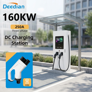 100KW ติดพื้น CCS1 180KW 120KW CCS2 gbt POS การ์ดจ่าย WIFI 4G OCPP1.6J CE สถานีชาร์จเชิงพาณิชย์ - Product Image 1