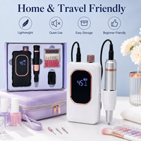 Vantrend Beauty Nail Supplies Wholesale Professional Nail Drill Kit Portable Salon Tools Custom Logo Color Box Popular US EU OEM