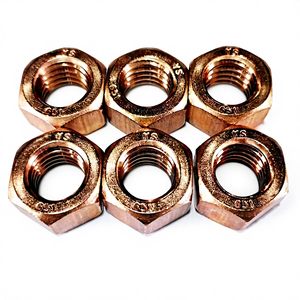 BRONZE-MUTTERN MARINE-QUALITÄT C65100 VERARBEITETE SECHSKANTMUTTERN 1/4 Zoll bis 1 1/2 Zoll ANSI/ASME B18.2.2 - Product Image 1
