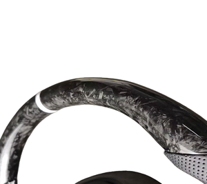 Volant de voiture personnalisé en fibre de carbone véritable et cuir <span class=keywords><strong>sport</strong></span> pour City GE6 GR8 GK5 8.5 Civic FA1 2011 2012 - Product Image 3