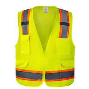 سترة أمنية للبيع بالجملة ملابس عاكسة للعمل عالية الوضوح سترات عاكسة للسلامة - Product Image 1