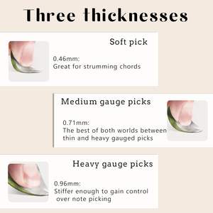 6 packs personnalisés avec impression recto-verso avec votre photo/texte/logo, cadeaux personnalisés pour hommes et femmes, guitare, basse - Product Image 3