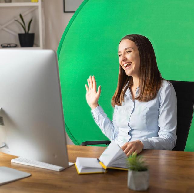 Photography Studio Collapsible Muslin Green Screen Solid Color for Chair Green Screen Portable