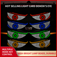 Nouveau panneau d'affichage LED USB Devil Eye pour camion, éclairage décoratif arrière universel pour voiture, adaptable et rétrofitable