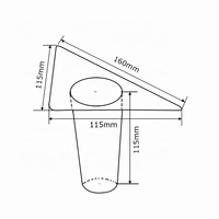 CE-Zertifiziertes 6,49 Zoll Holzmaserung ABS Schwerlast-Möbelbein Verstellbares Bett-Möbelbein für Küche Schlafzimmer Hotel Outdoor Wohnzimmer