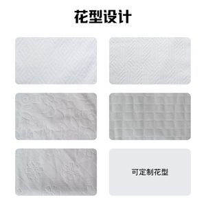 Serviette de prière en microfibre, blanche, gaufrée, pour le Hajj, texture rugueuse, 100 % polyester, articles de maison pour la prière - Product Image 4