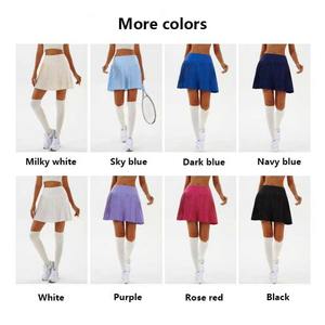 กระโปรงพลีทออกกำลังกาย TN1863 สำหรับโยคะ ฟิตเนส กีฬา ขายส่ง เอวสูง มีกระเป๋า เหมาะสำหรับกอล์ฟ เทนนิส - Product Image 5