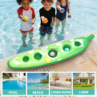 Spaßige Pool-Spielzeuge: Pod-förmiges aufblasbares Cornhole-Board – Schwimmendes Wasserspiel für Kinder zum Ballwerfen – Ideal für Sommer-Outdoor-Partys