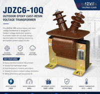 Transformateur de tension extérieur 12 kV JDZC6-10Q en résine époxy pour la mesure et l'alimentation auxiliaire – Sélection de projets