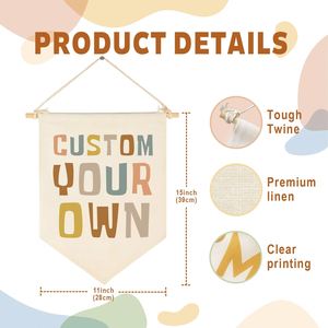 Drapeau mural en polyester imprimé numériquement, bannière et fanion pour la maison, vente en gros du fabricant - Product Image 5