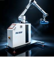 Robot de palettisation industriel robuste, empileur de palettes robotisé multifonctionnel pour l'industrie de la logistique d'entreposage et de l'emballage