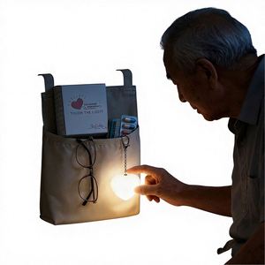 Rechargeable Touch-Sensitive Handmade Love Water Drop <b>Bell</b> Design Elderly Night Light Mini Drop-Resistant <b>Small</b> Bedroom Sleep - Product Image 1