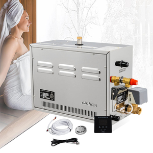 Générateur de vapeur moderne en acier inoxydable de 9 kW avec panneau de commande informatisé pour <span class=keywords><strong>douche</strong></span> vapeur domestique et kit spa <span class=keywords><strong>hammam</strong></span> - Product Image 1