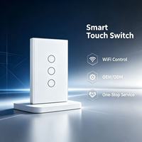 Interrupteur intelligent Tuya Zigbee 3 voies tactile 100-240V, conforme à la norme brésilienne, homologué FCC