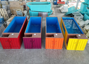 Piscine préfabriquée en conteneur maritime de 40 pieds avec fenêtre en acrylique personnalisée, en fibre de verre, 20 pieds, 40 pieds avec terrasse - Product Image 6