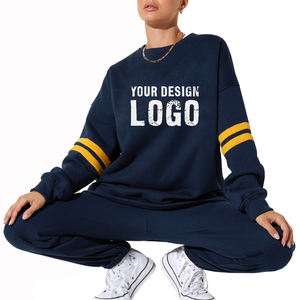 Sweat-shirts à capuche pour femmes, personnalisés, lourds, de sport, amples, décontractés, en coton, surdimensionnés - Product Image 2