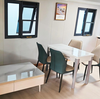 Ghana Maison préfabriquée à bas prix Maison modulaire en béton préfabriqué avec panneau de mousse de ciment pour hôtels, salles de bains et cuisines