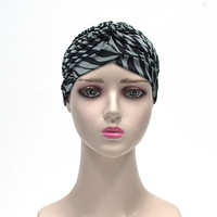 Sombrero Étnico con Estampado de Leopardo, Turbante Árabe para Hombre y Mujer, con Diseño de Flor de Cachemira y Patrón de Cebra