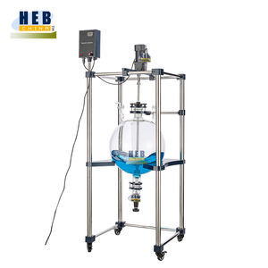 50L大容量球形ガラスディスペンサー、ガラス原子炉の派生物、450rpm防爆カスタマイズ可能 - Product Image 1